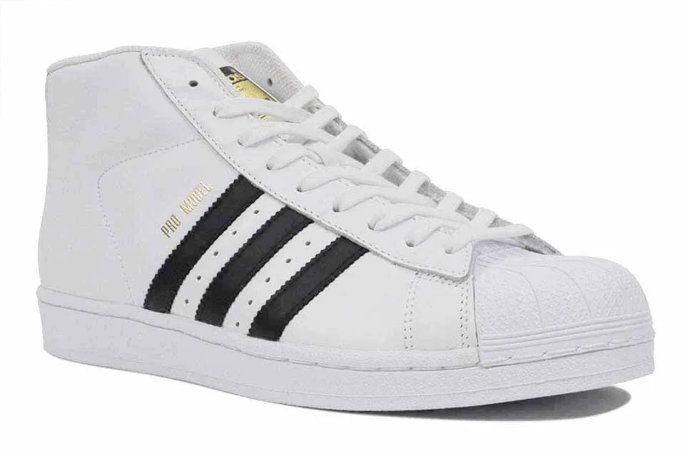 Adidas Pro Model High "White/Black/Gold"