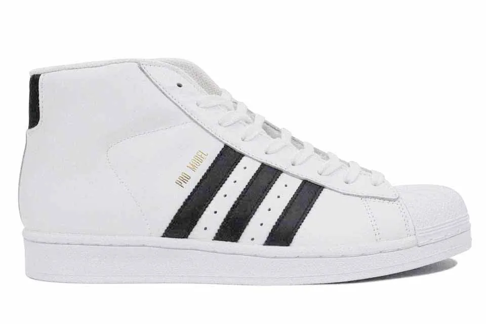 Adidas Pro Model High "White/Black/Gold"