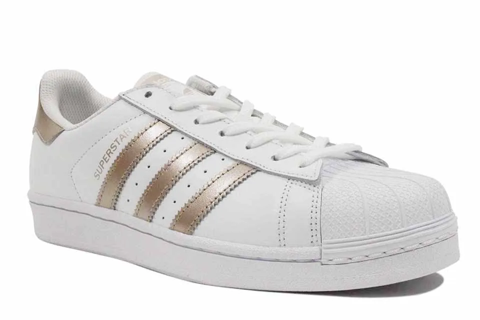 Adidas Super Star Women's "White/Gold"