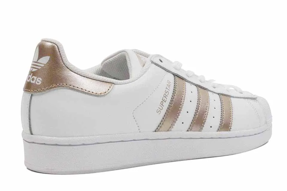 Adidas Super Star Women's "White/Gold"