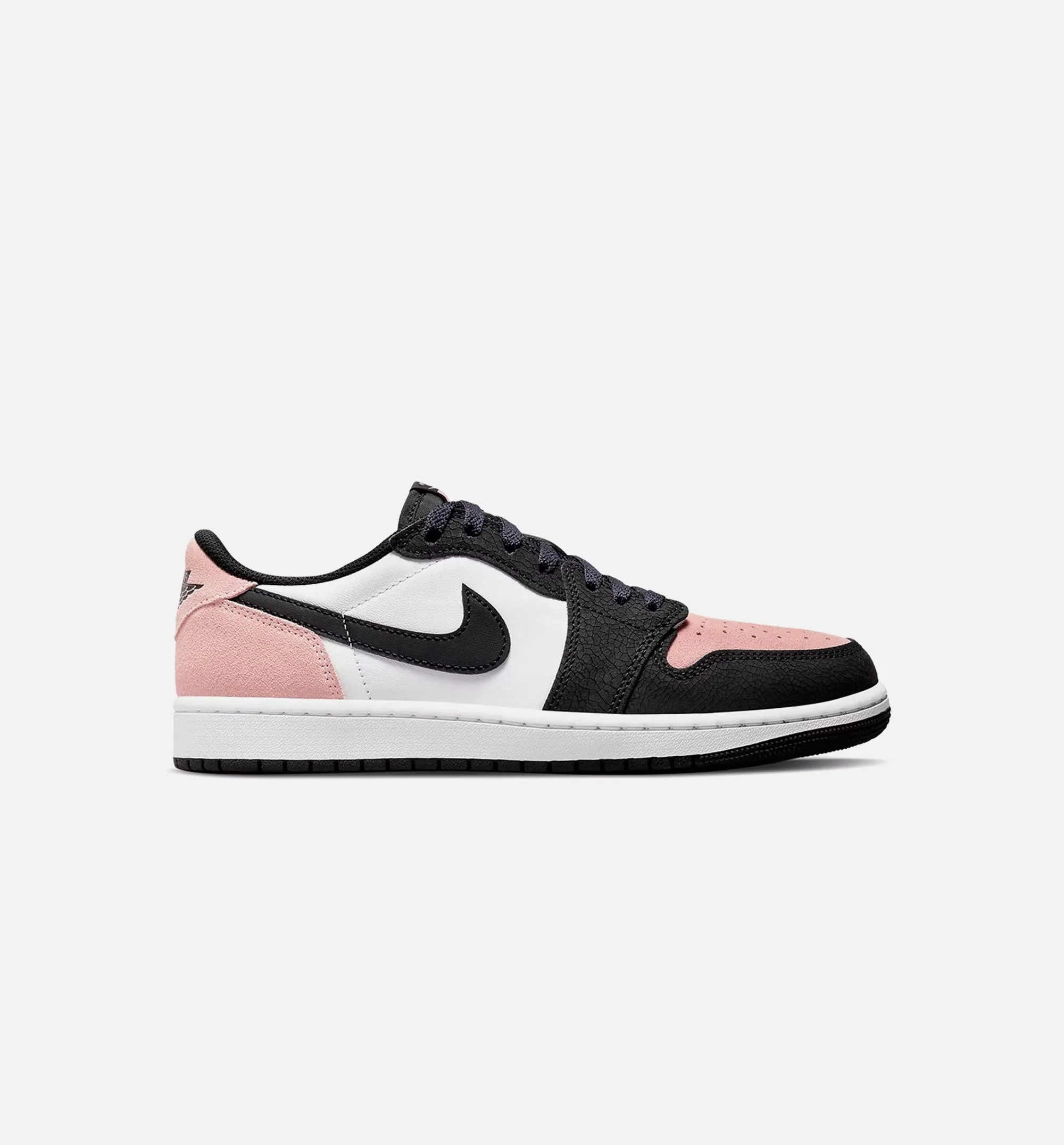 Air Jordan 1 Low OG Bleached Coral Mens Lifestyle Shoe - Black/Coral Limit One Per Customer