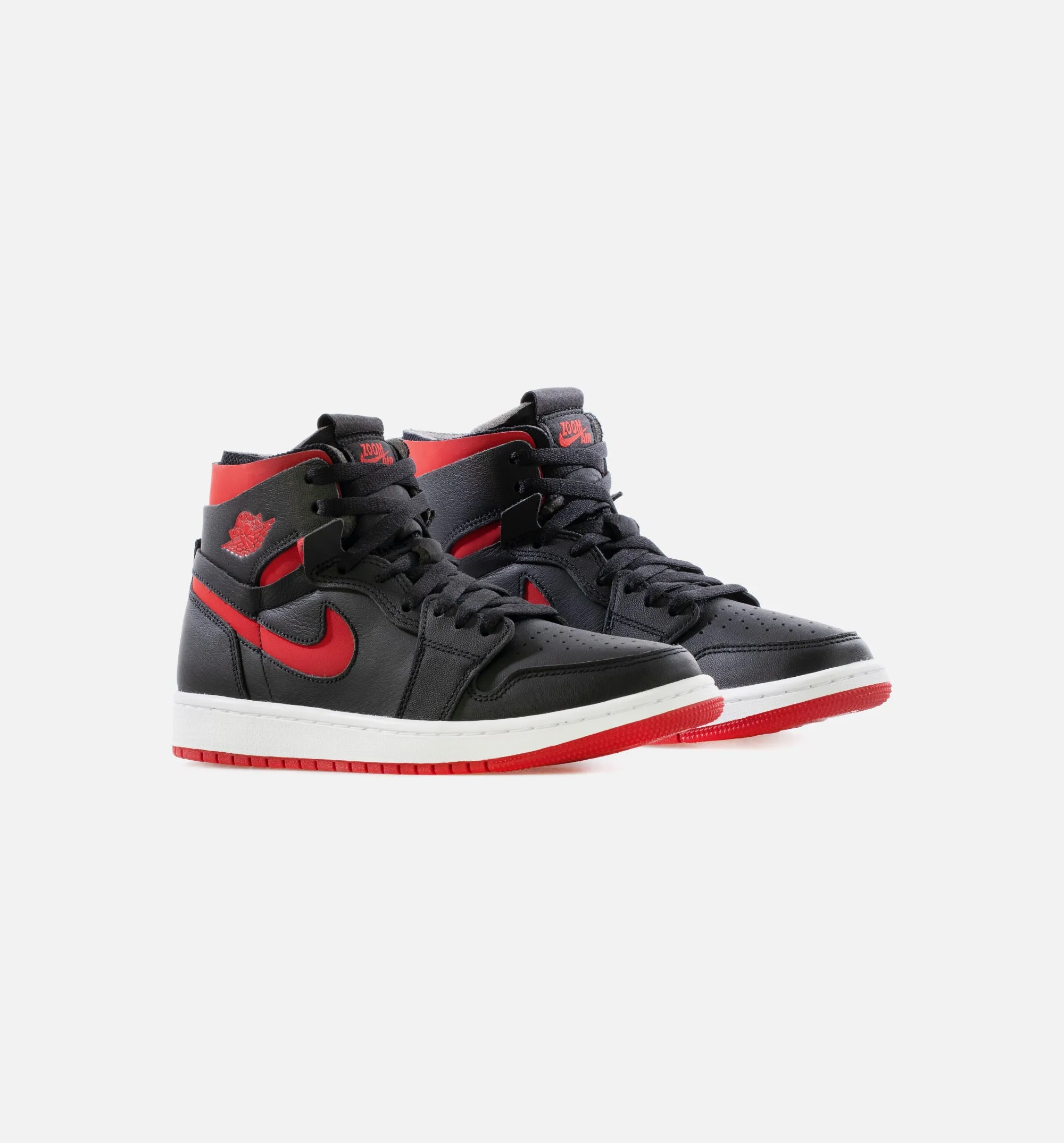 Air Jordan 1 Zoom CMFT Bred Womens Lifestyle Shoe - Black/University Red/White