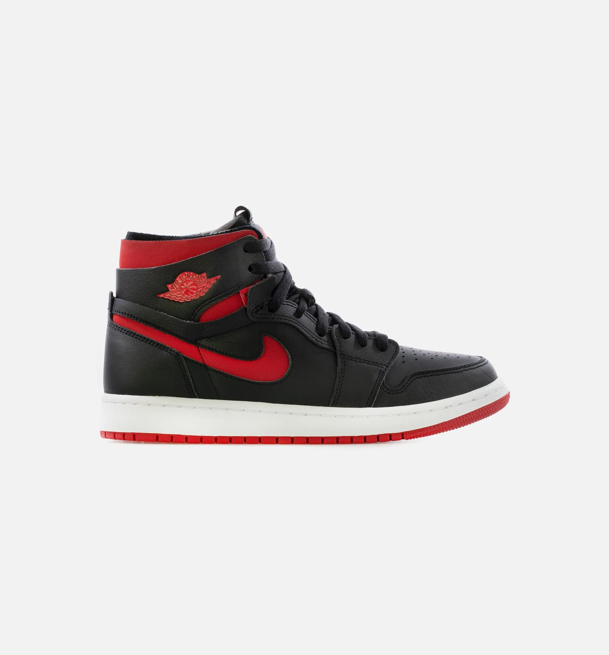 Air Jordan 1 Zoom CMFT Bred Womens Lifestyle Shoe - Black/University Red/White