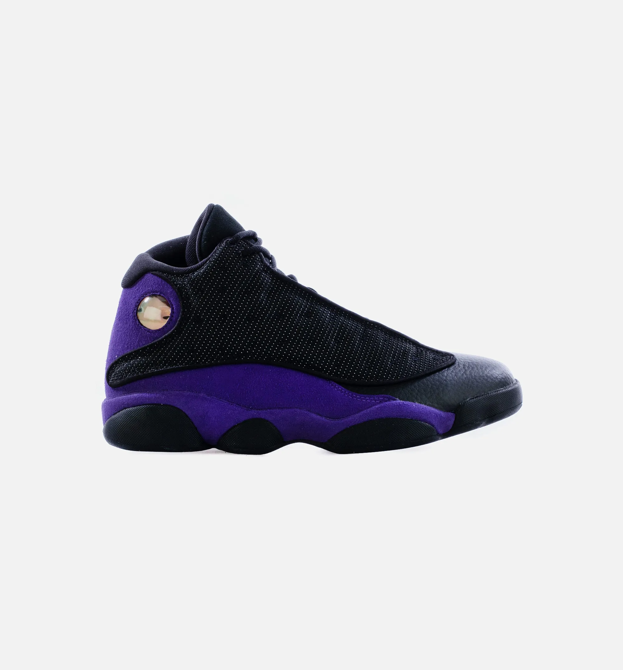 Air Jordan 13 Retro Court Purple Mens Lifestyle Shoe - Black/White/Court Purple Free Shipping