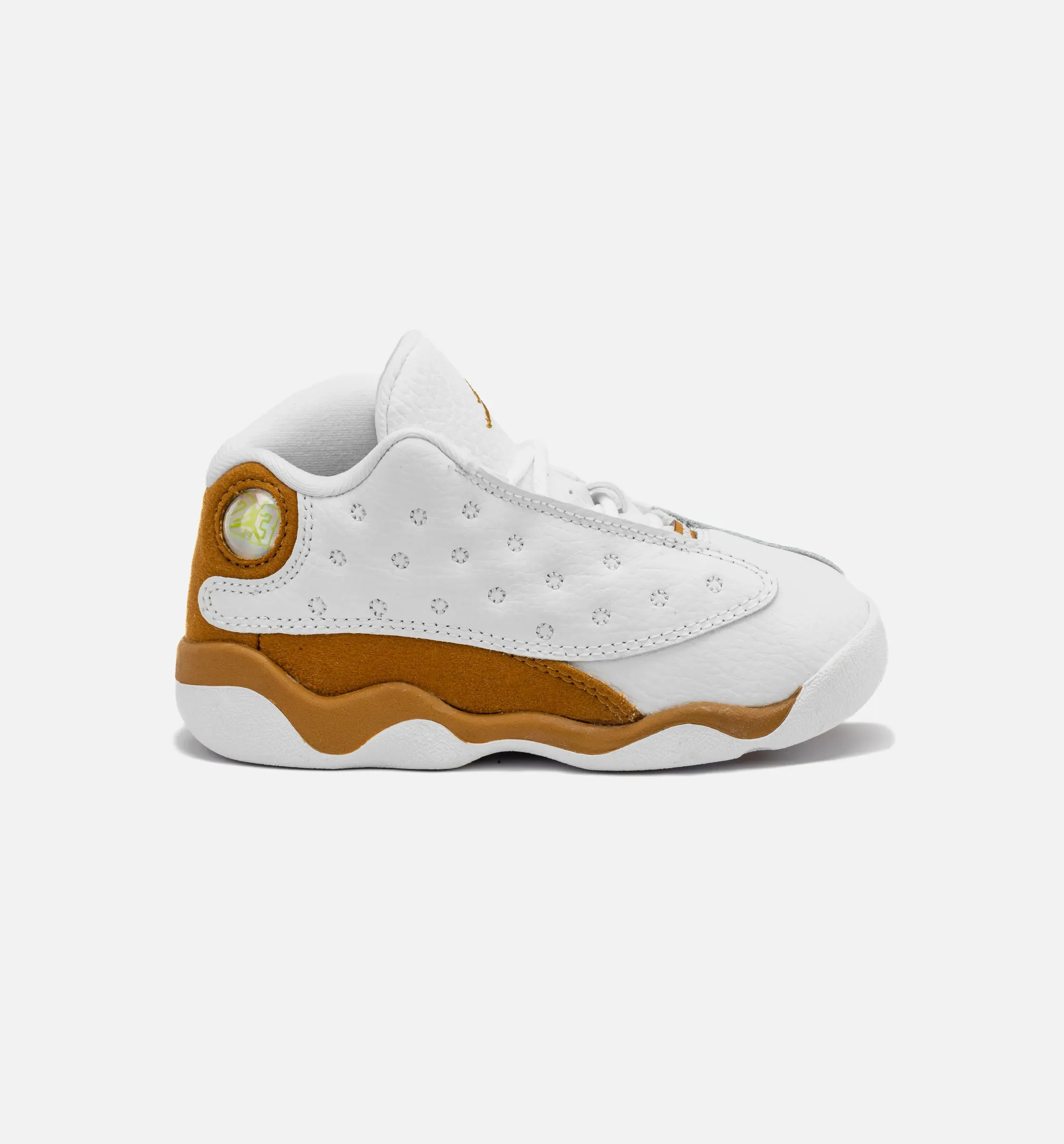 Air Jordan 13 Retro Wheat Infant Toddler Lifestyle Shoe - White/Wheat