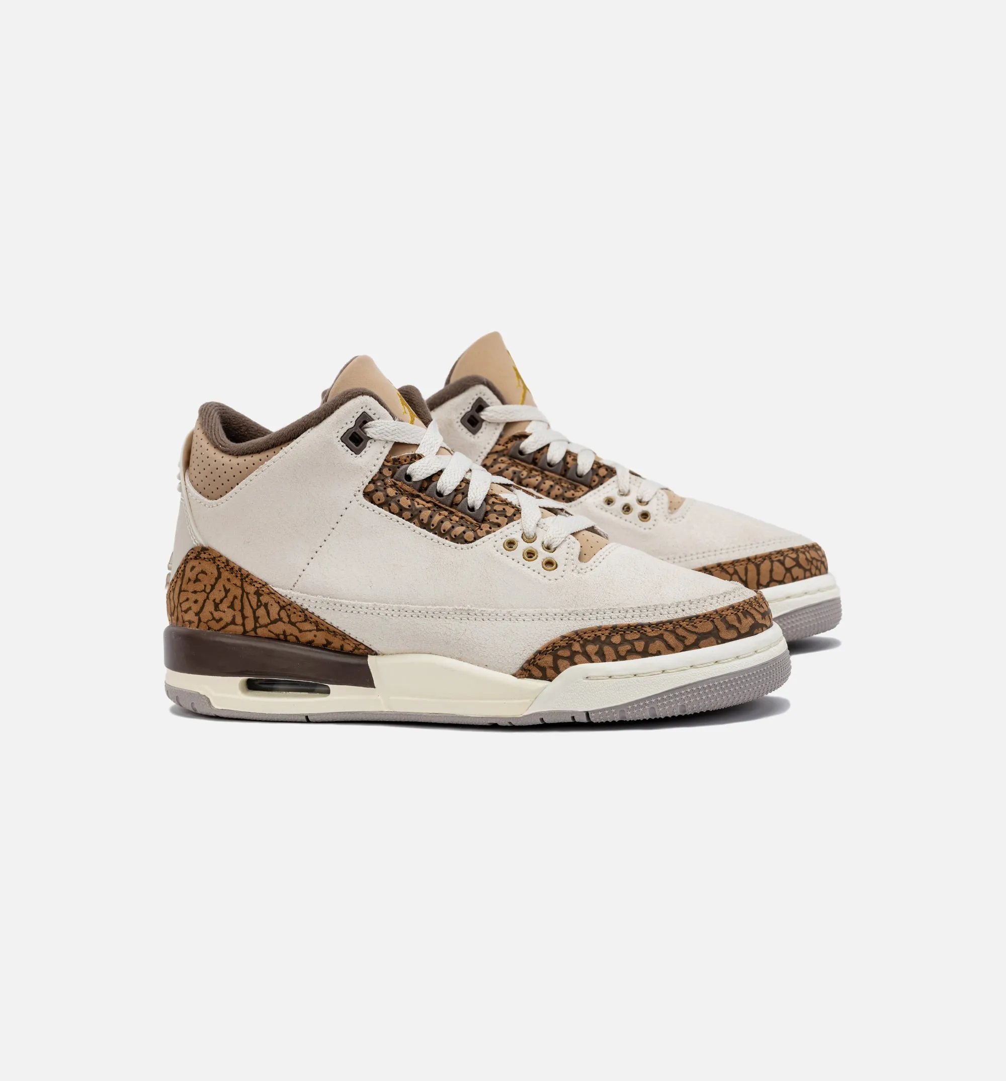 Air Jordan 3 Retro Palomino Grade School Lifestyle Shoe -  Light Orewood Brown/Palomino