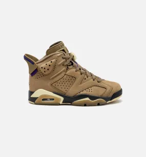 Air Jordan 6 Retro Gore Tex Brown Kelp Womens Lifestyle Shoe - Brown Kelp/Brown