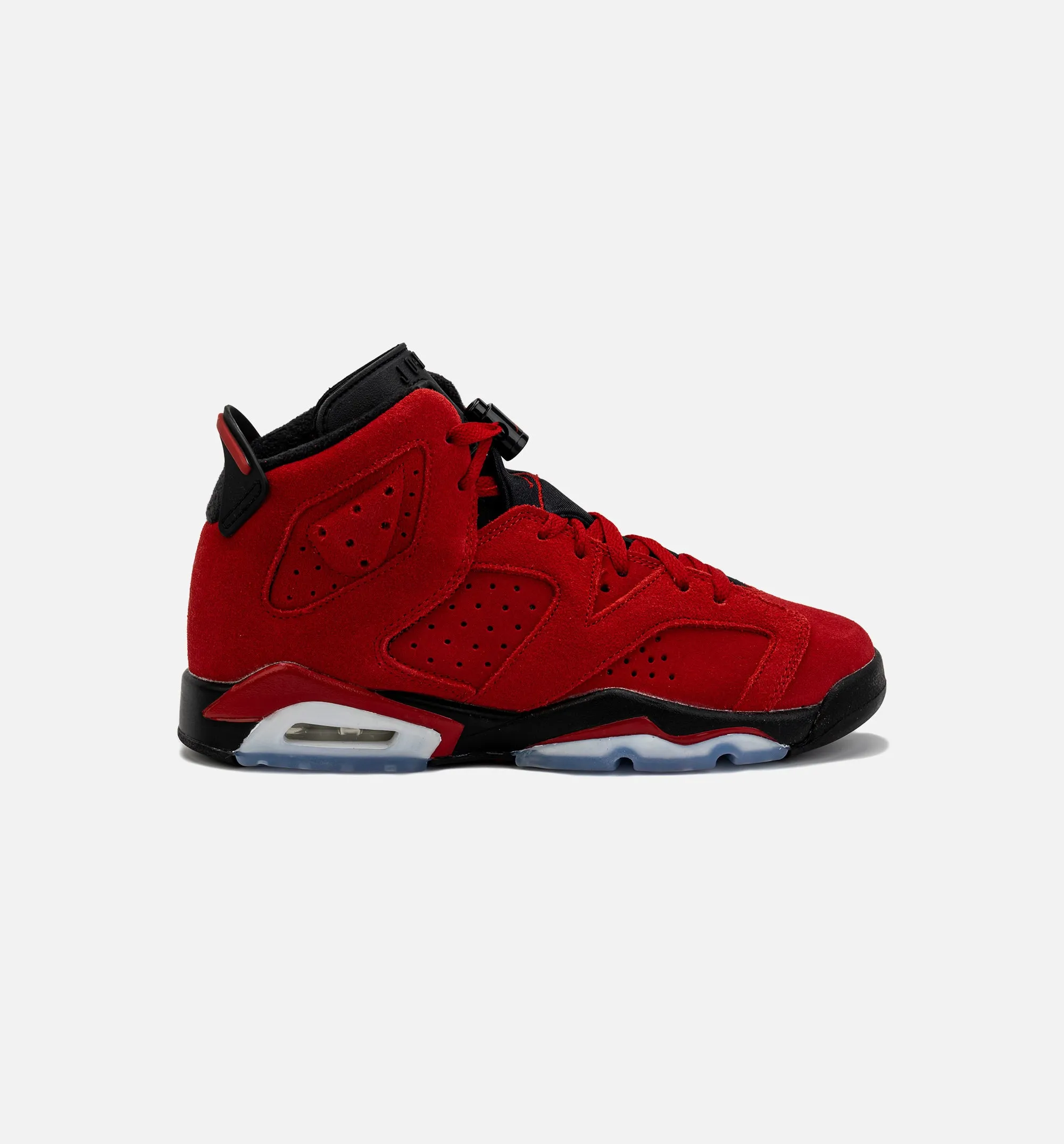 Air Jordan 6 Retro Toro Bravo Grade School Lifestyle Shoe - Red/Black