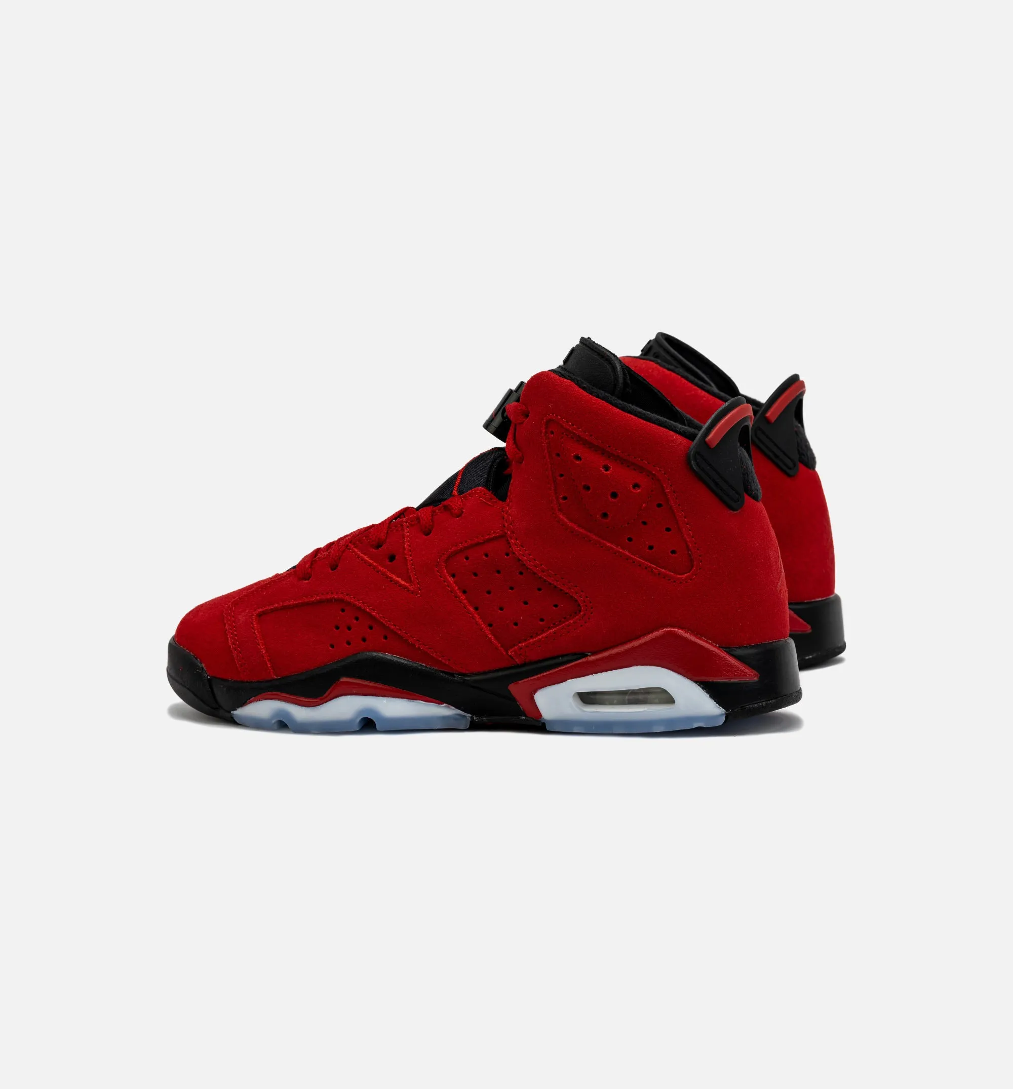 Air Jordan 6 Retro Toro Bravo Grade School Lifestyle Shoe - Red/Black