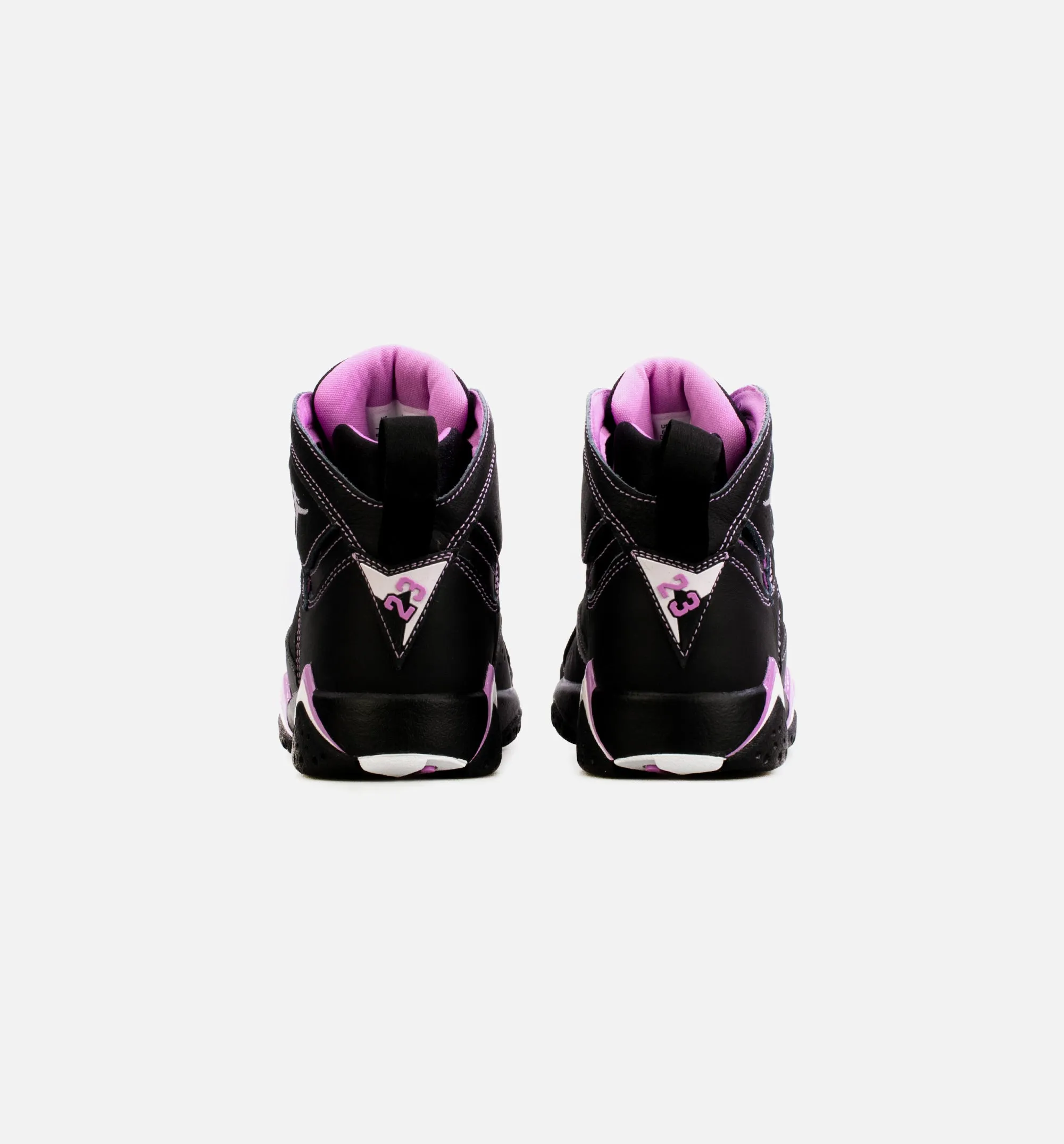 Air Jordan 7 Barely Grape Grade School Lifestyle Shoe - Black/Purple