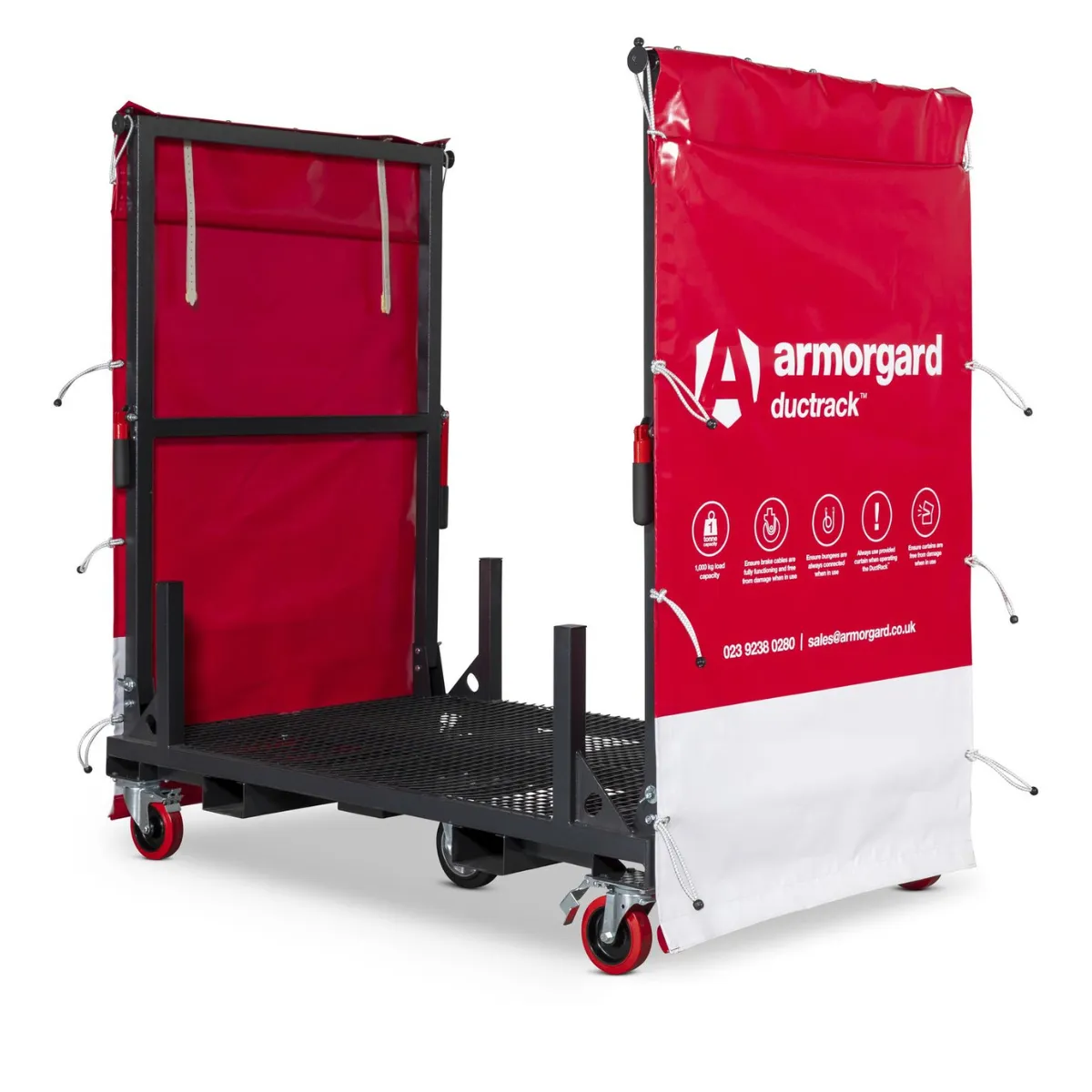 Armorgard DR2 Duct Rack Mobile Rack for Ducting 1830x1150x670mm