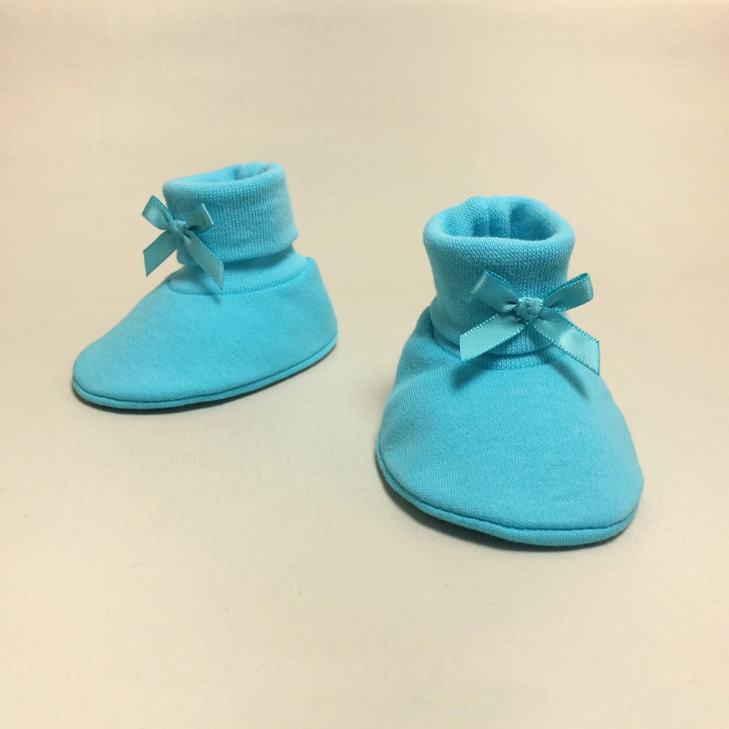 Baby Booties Solid Turquoise