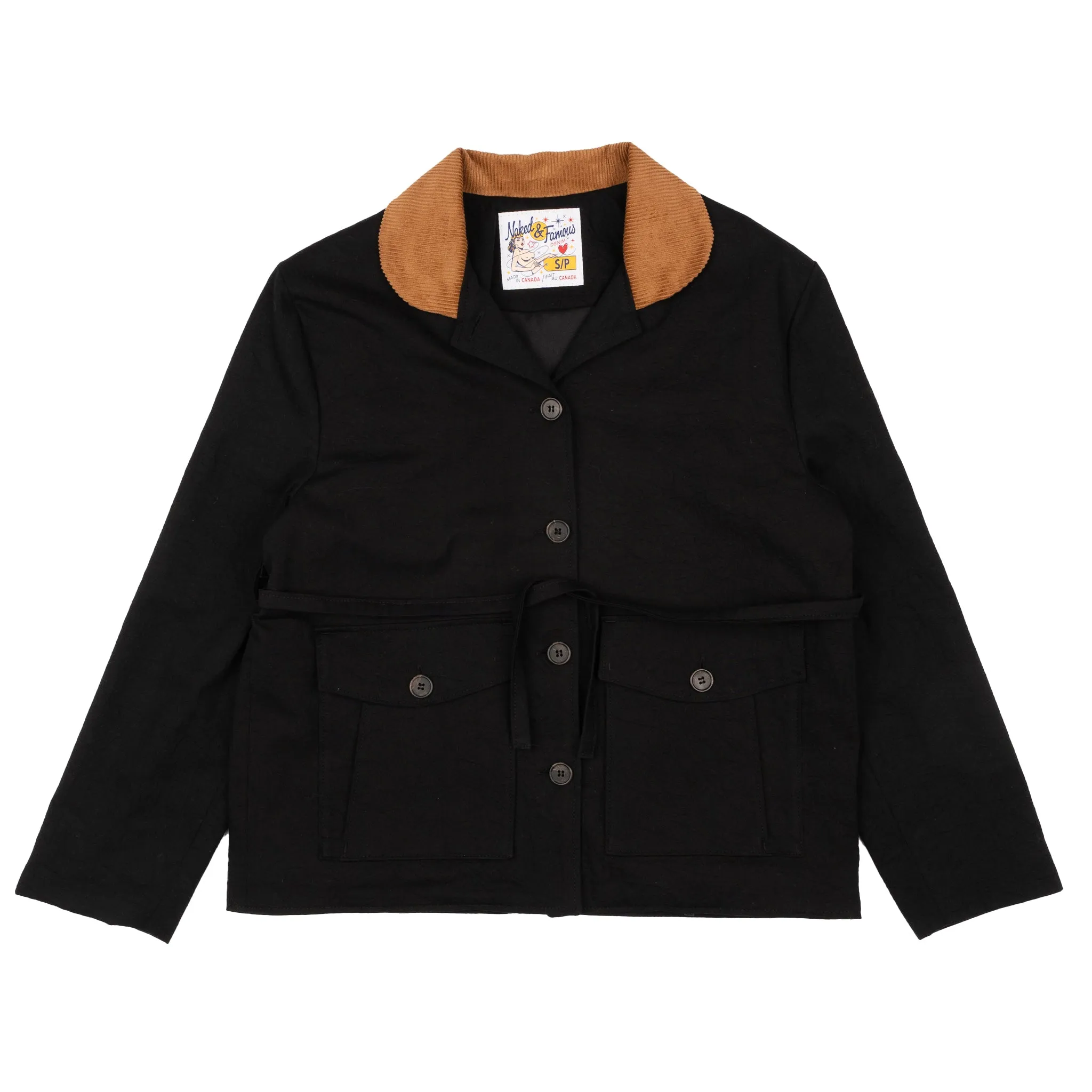 Balmoral Jacket - Rinsed Oxford - Black