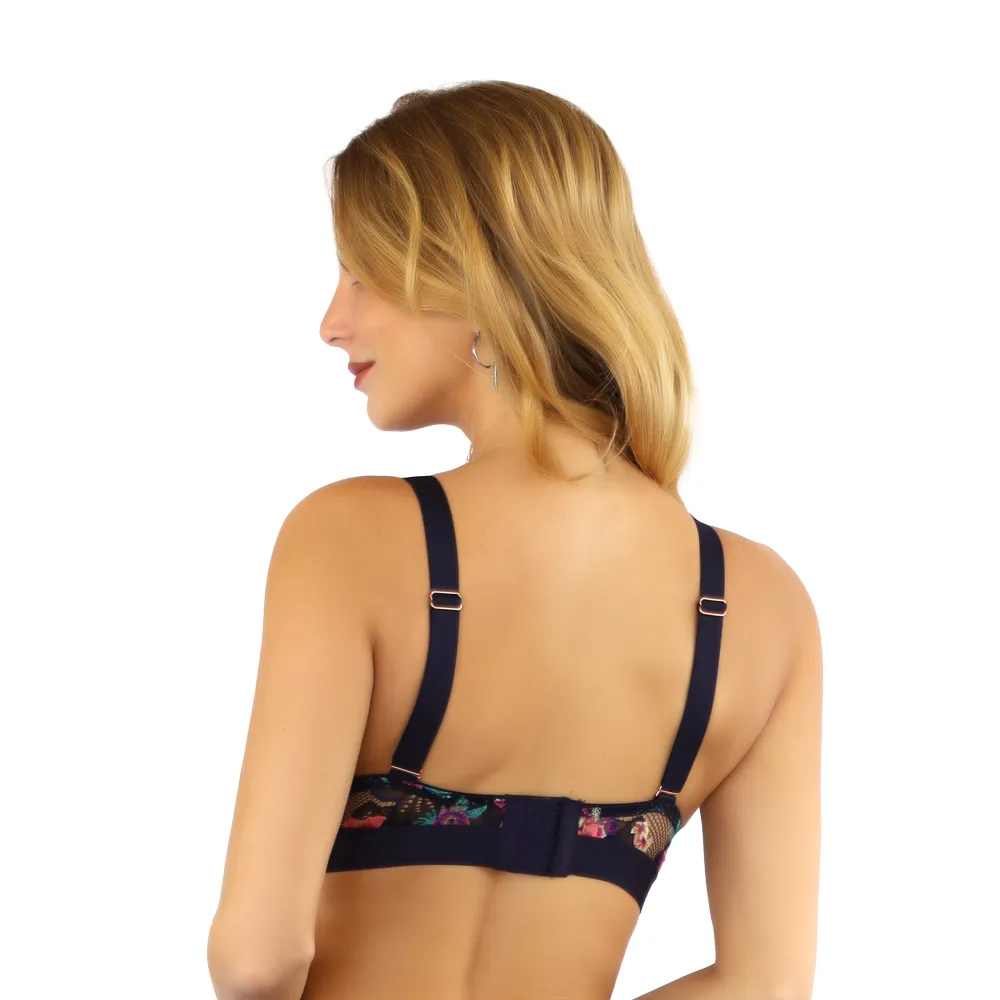 Brasier coordinable estampado con push up 24817 Carnival Fashion