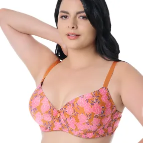 Brasier de talla extra estampado con varilla  24451 Carnival