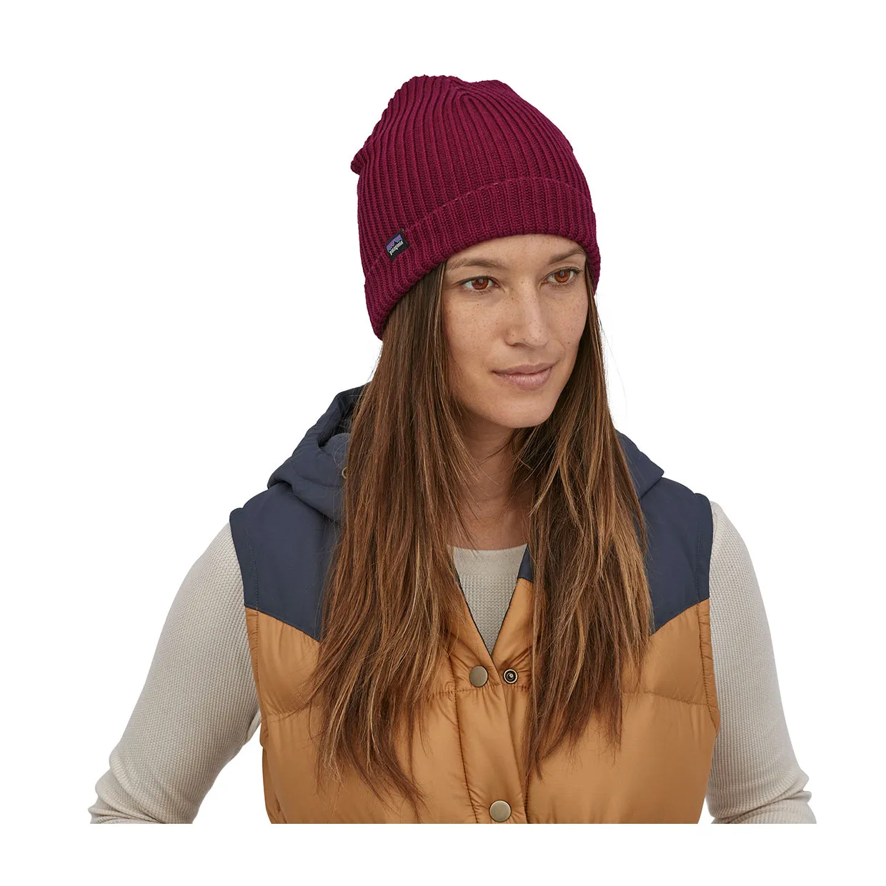 Cappello Unisex Patagonia Fisherman Rolled Bordeaux