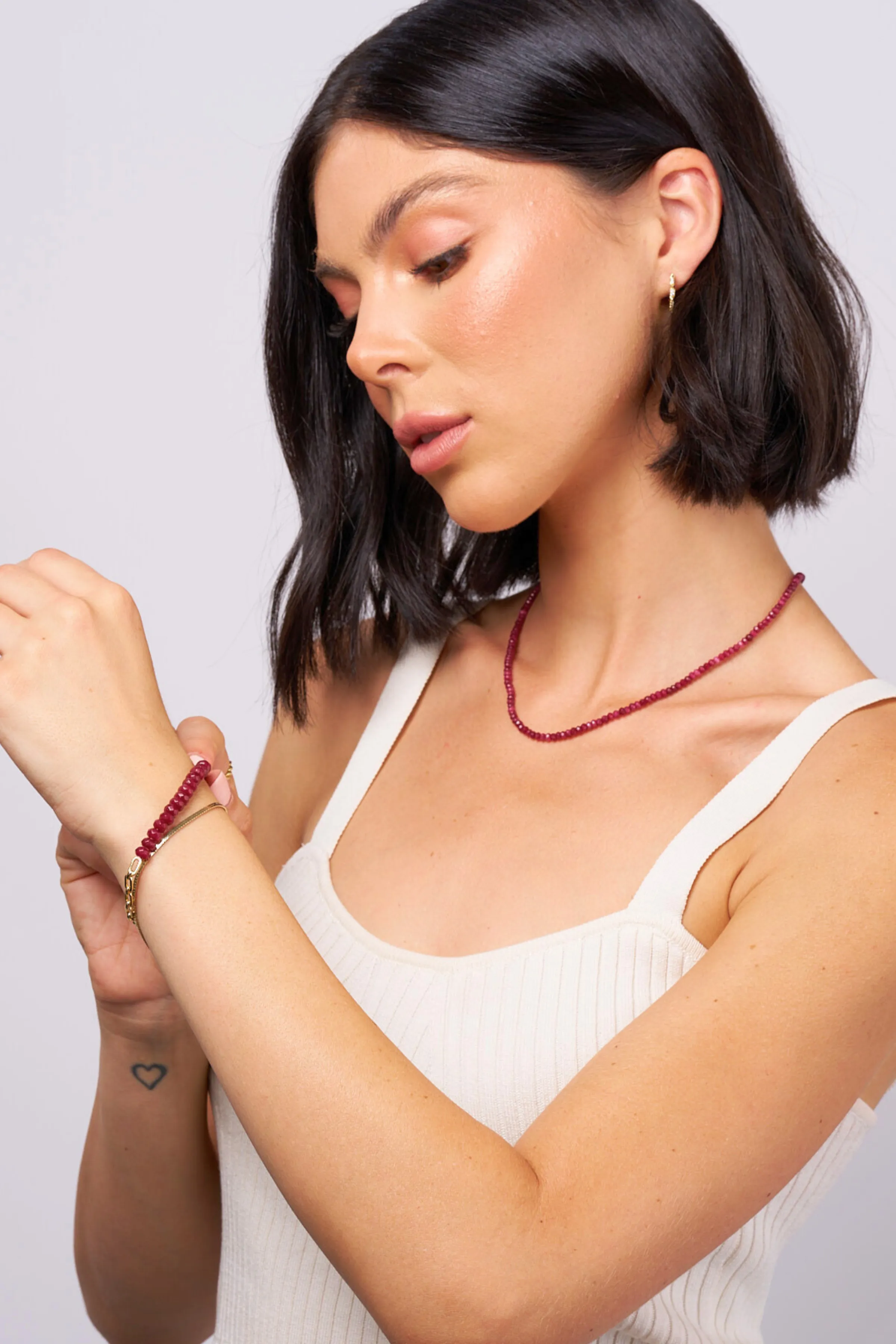 Charlotte Garnet Gemstone Bracelet | Health