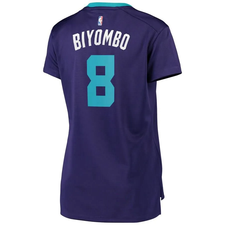 Charlotte Hornets Bismack Biyombo Fanatics Branded Fast Break Player Statement Jersey Womens - Purple | Ireland T3735O5