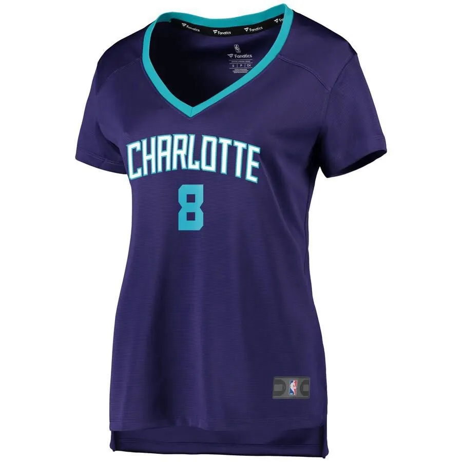 Charlotte Hornets Bismack Biyombo Fanatics Branded Fast Break Player Statement Jersey Womens - Purple | Ireland T3735O5