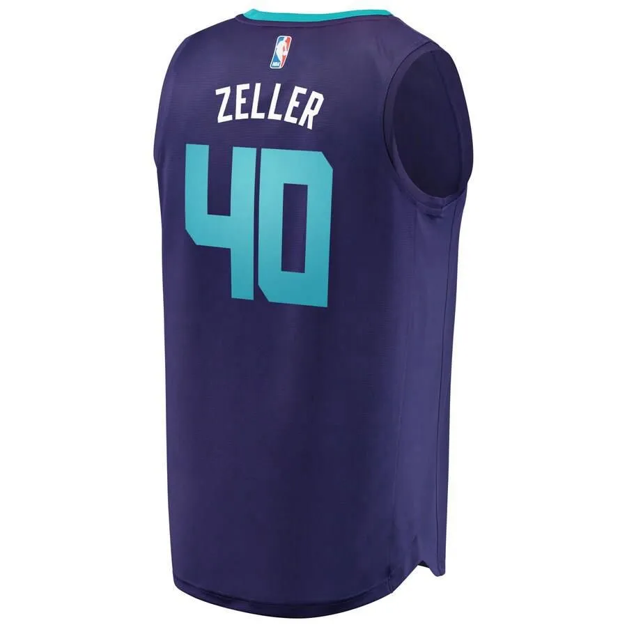 Charlotte Hornets Cody Zeller Fanatics Branded Replica Fast Break Statement Jersey Kids - Purple | Ireland B9696P7