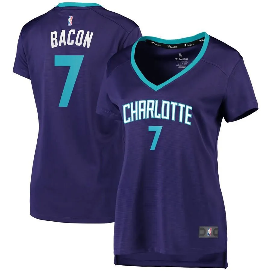 Charlotte Hornets Dwayne Bacon Fanatics Branded Replica Fast Break Player Statement Jersey Womens - Purple | Ireland X7227R6