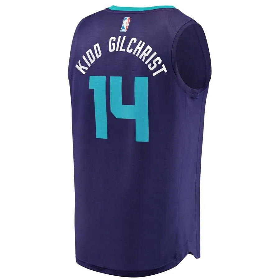 Charlotte Hornets Michael Kidd-Gilchrist Fanatics Branded Replica Fast Break Player Statement Jersey Kids - Purple | Ireland X0953I5