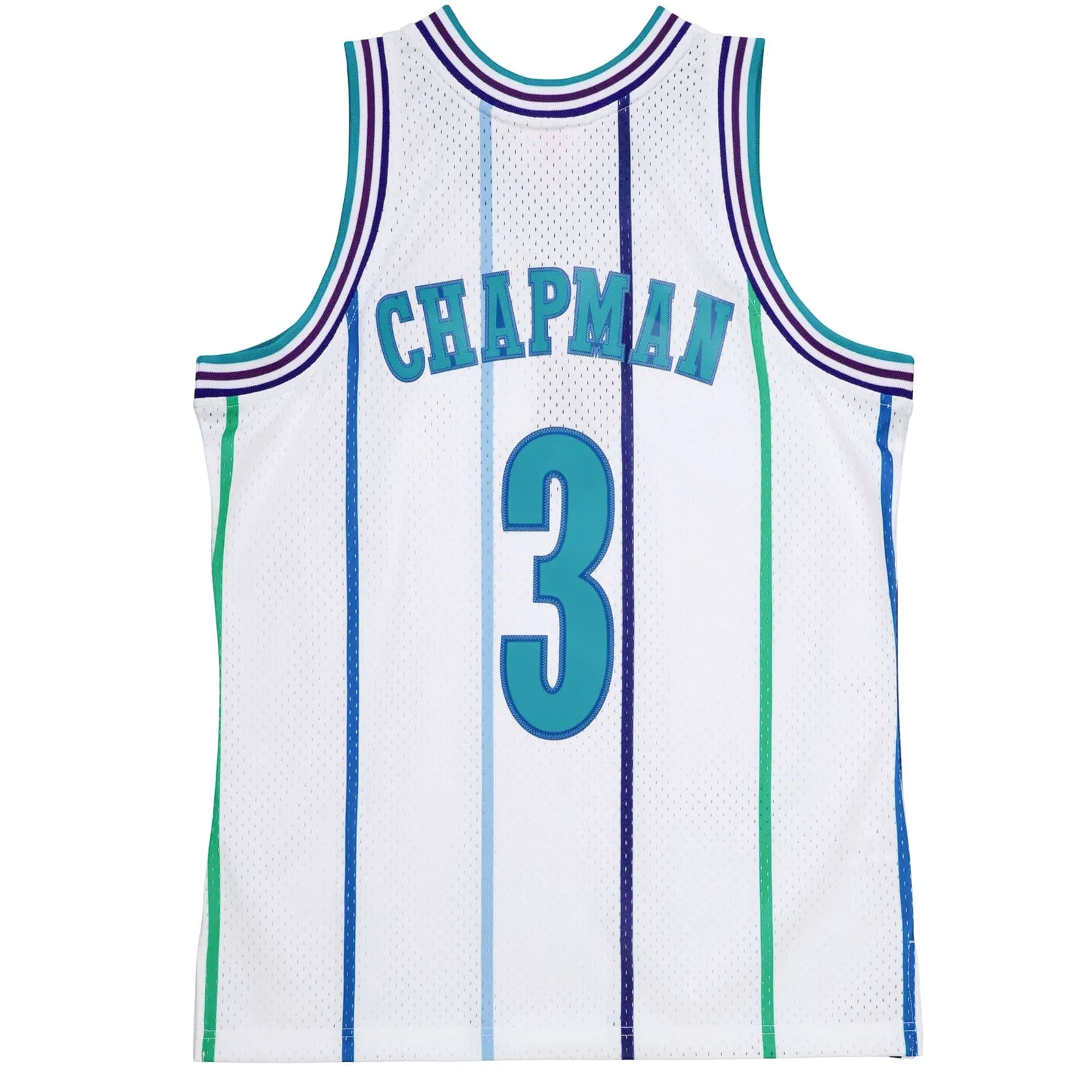 Charlotte Hornets Rex Chapman 1988-89 Hardwood Classics Swingman NBA Road Jersey by Mitchell & Ness