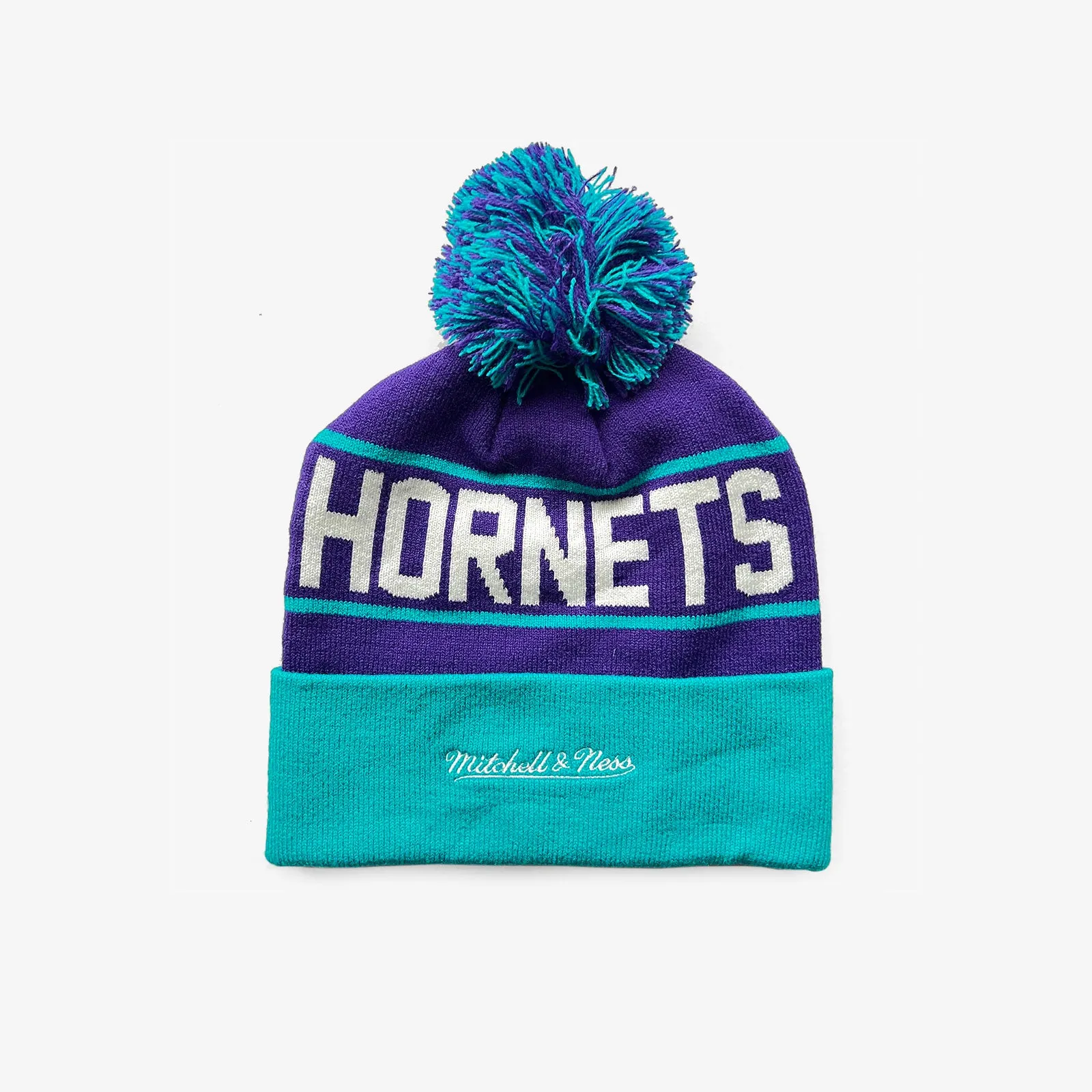 Charlotte Hornets Team Pom Beanie - Teal