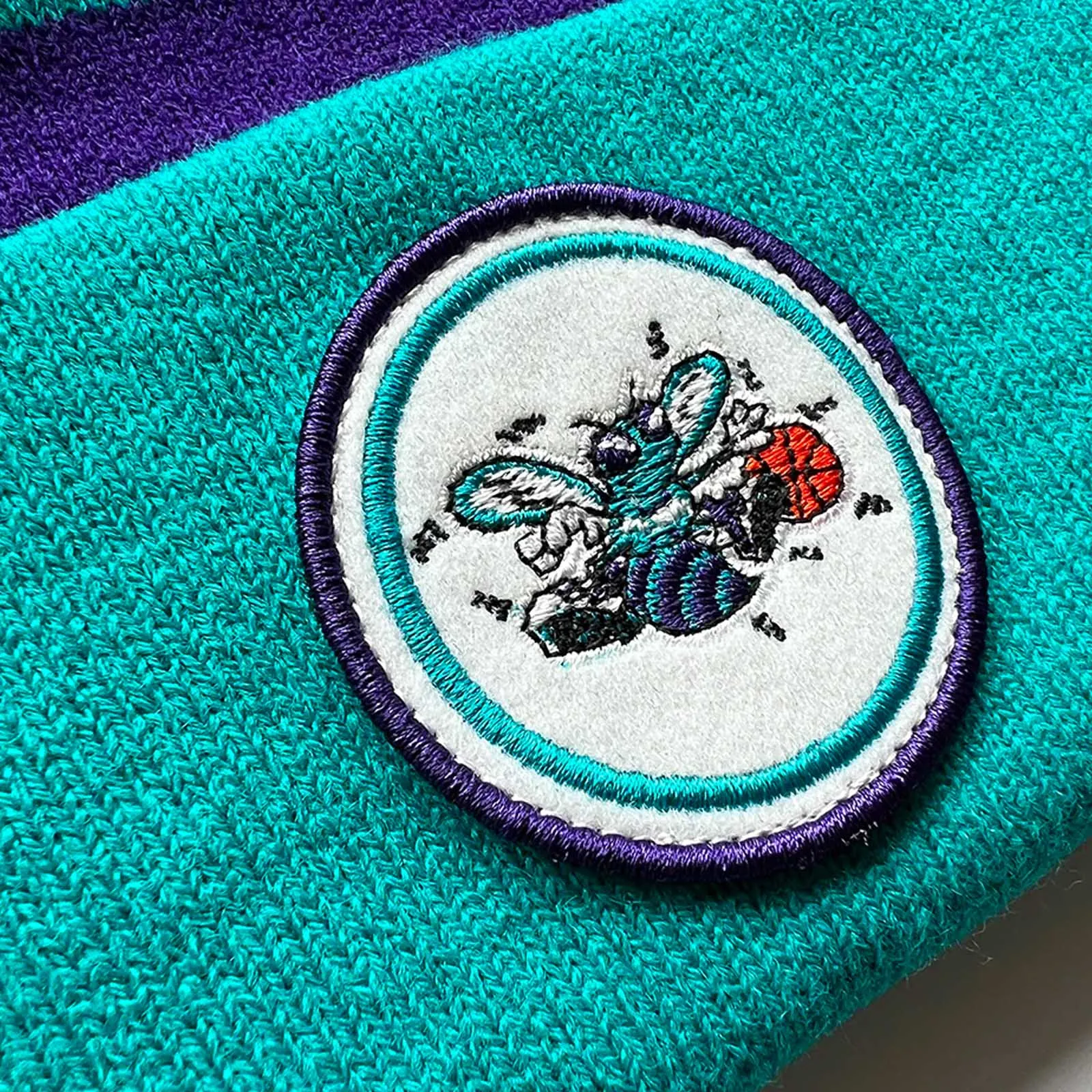 Charlotte Hornets Team Pom Beanie - Teal