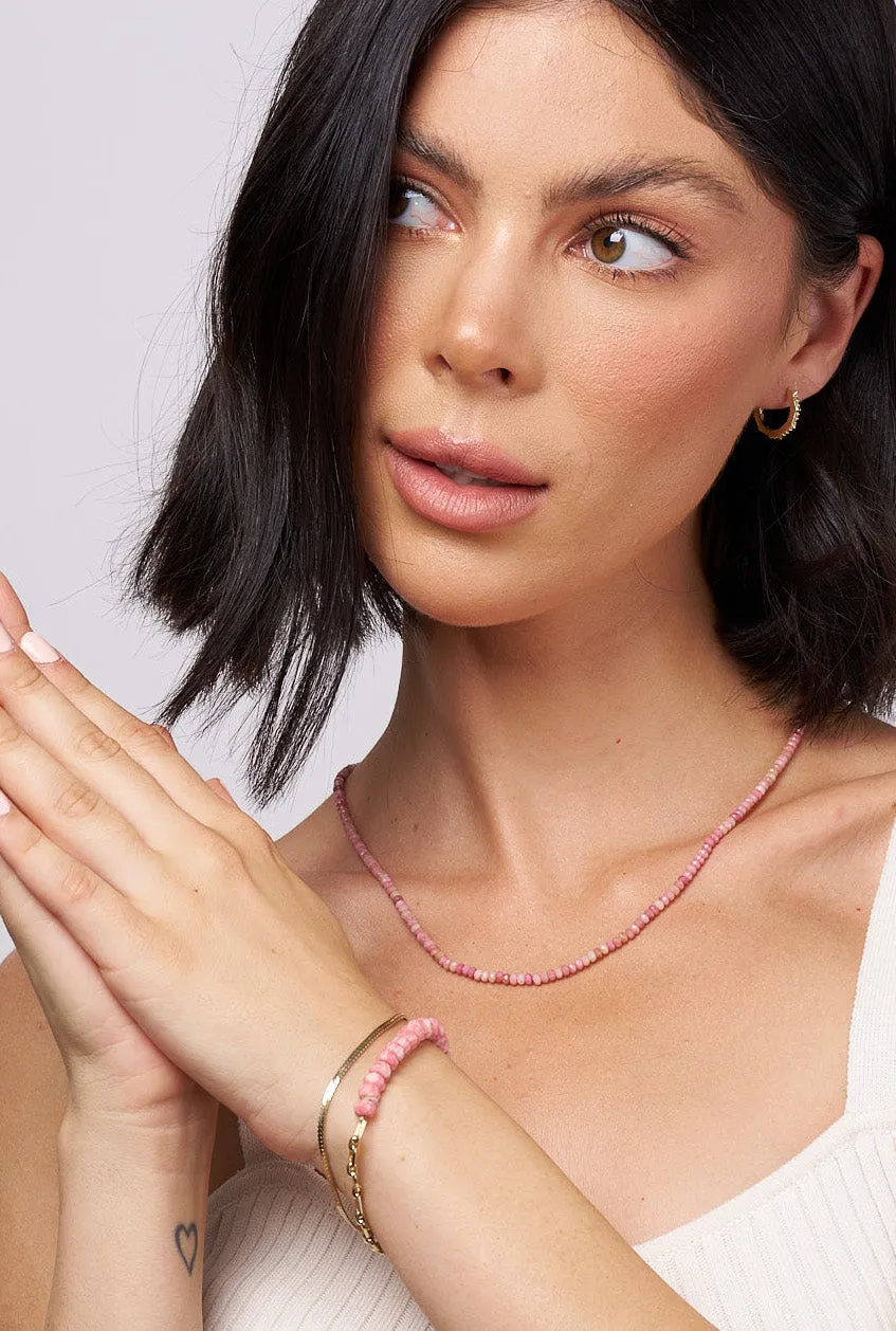 Charlotte Rhodochrosite Gemstone Necklace | Passion