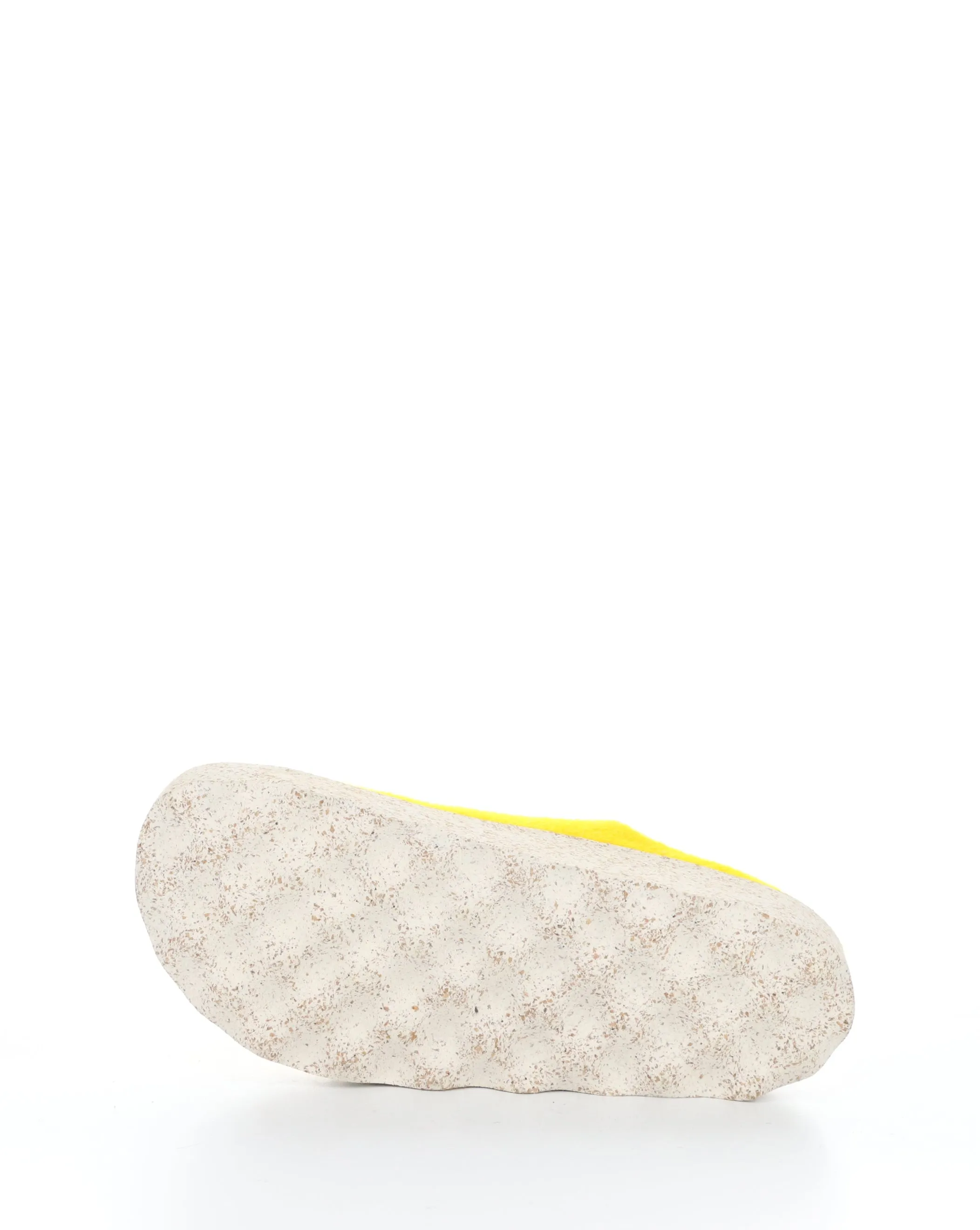 COME023ASP Yellow Slip-on Mules