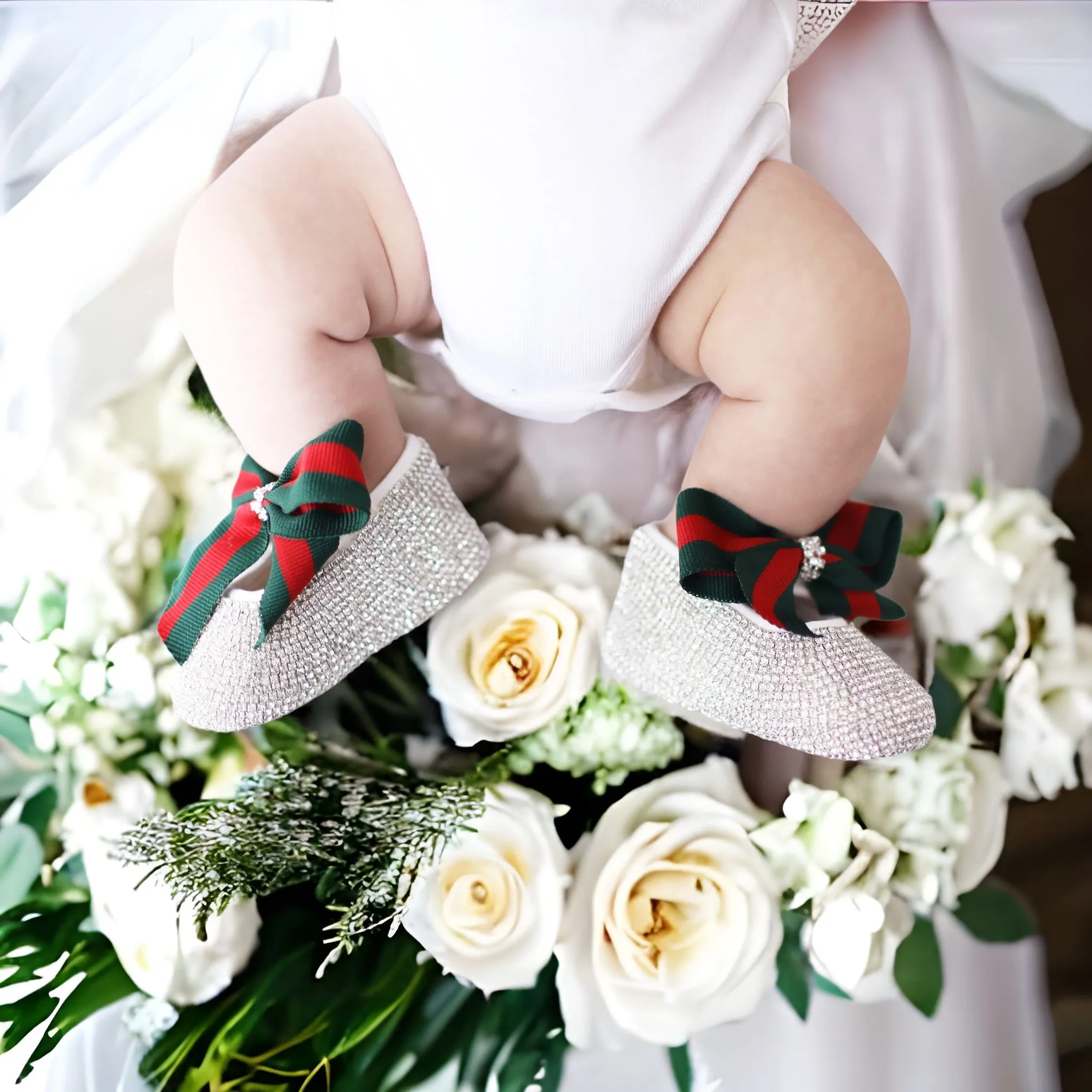 Designer Baby Shoes and Hairband Gift Set