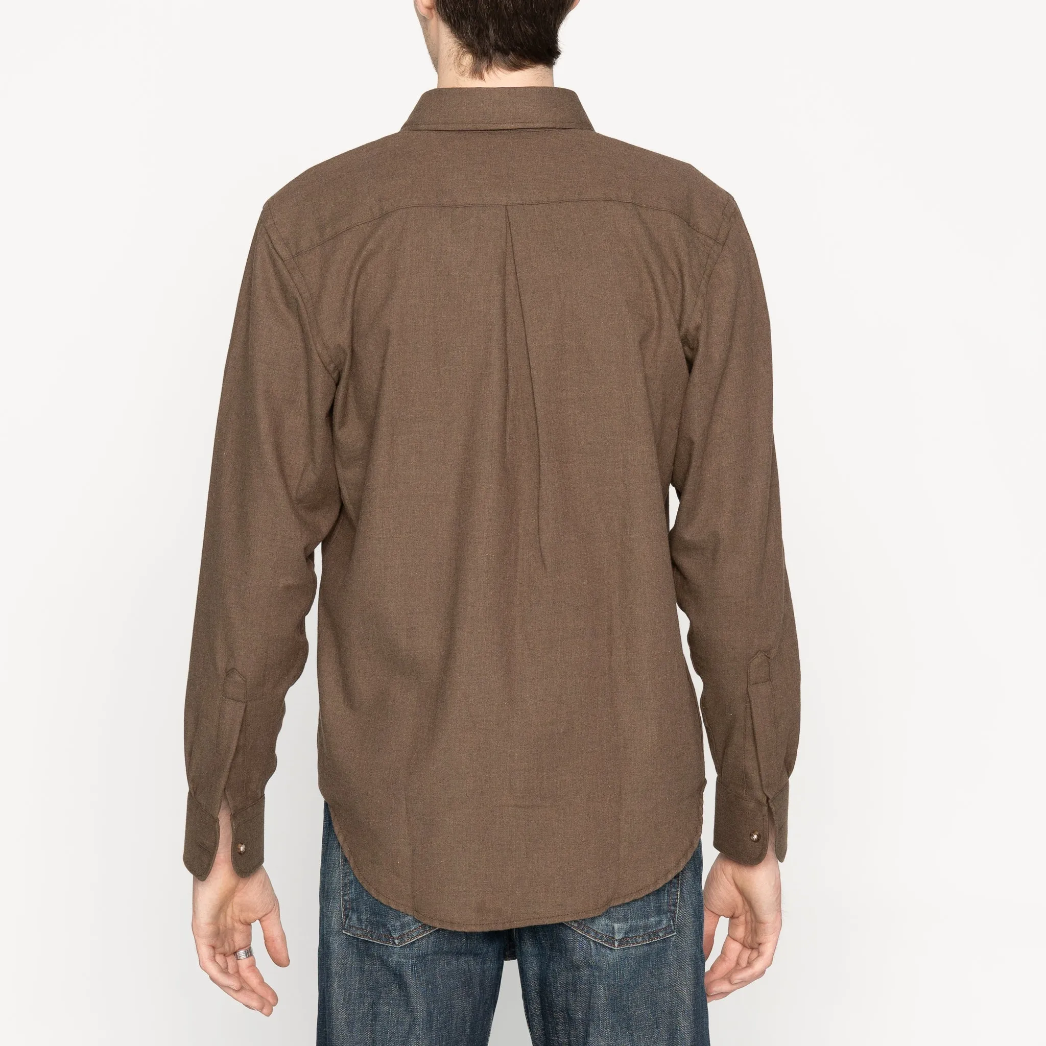 Easy Shirt - Melange Soft Twill - Brown