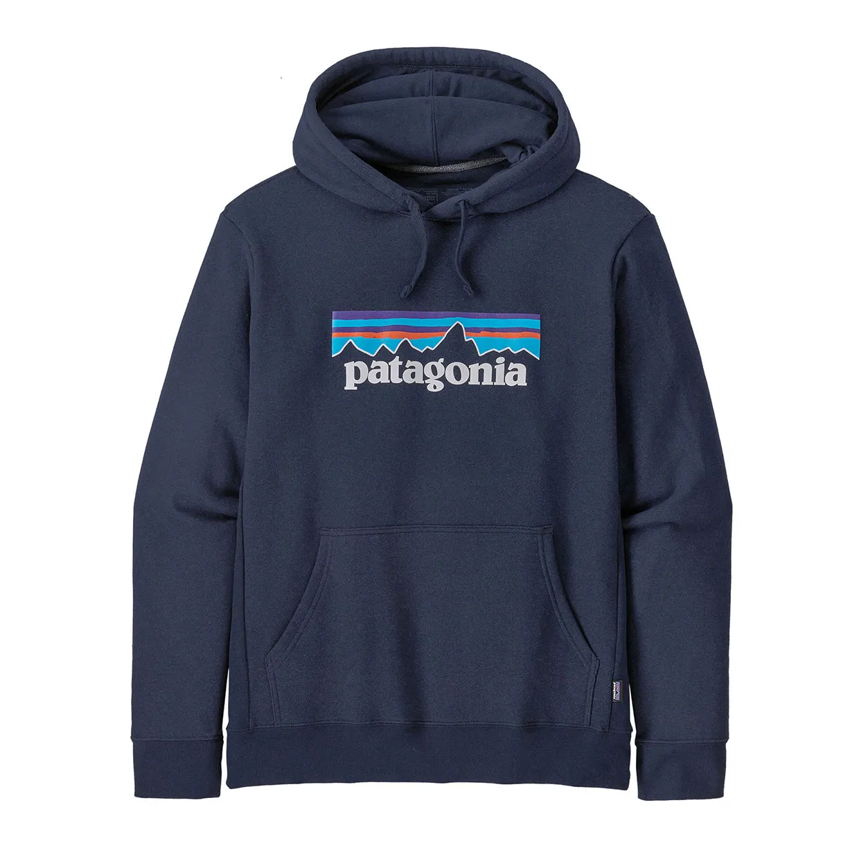 Felpa Uomo Patagonia P-6 Logo Uprisal Blu Navy