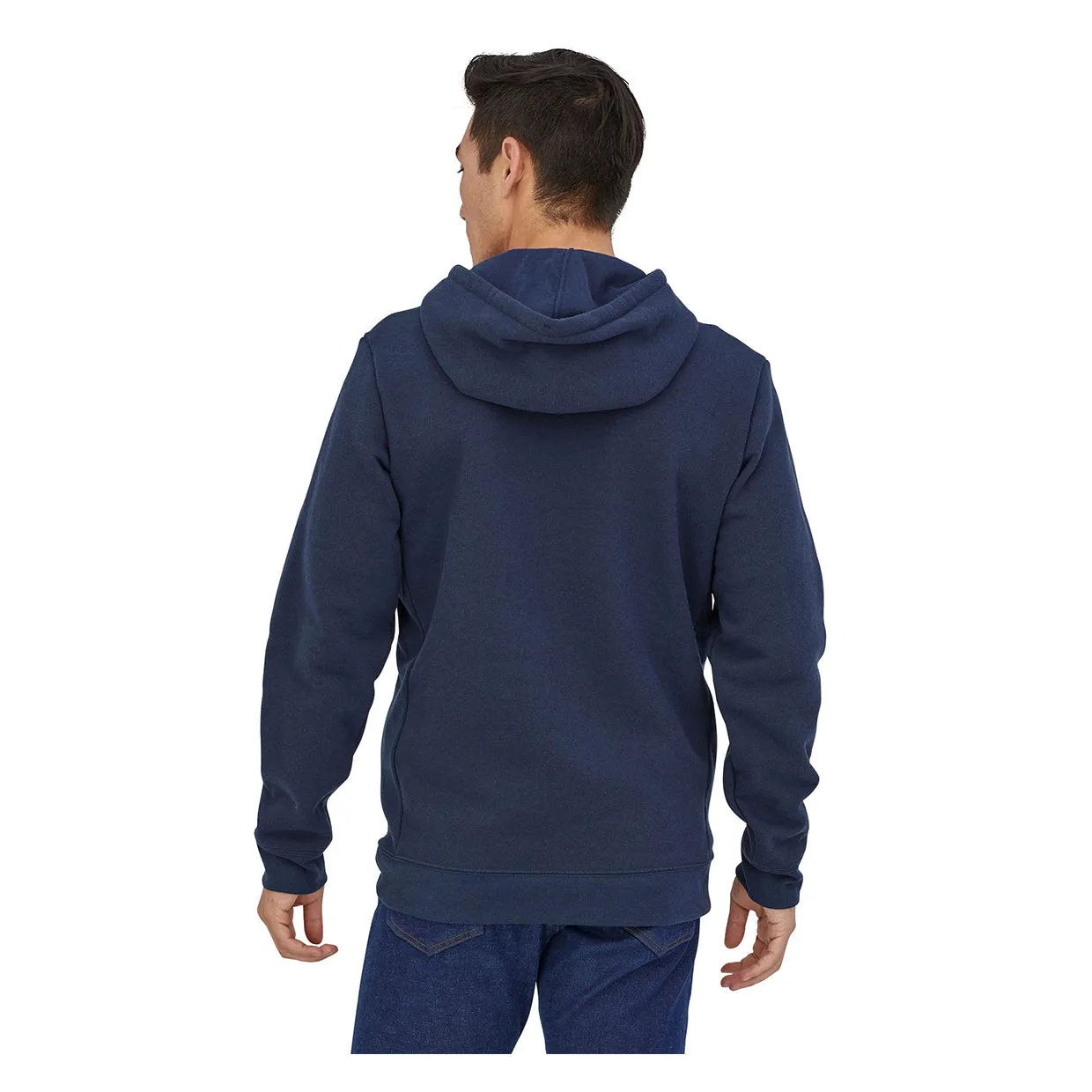 Felpa Uomo Patagonia P-6 Logo Uprisal Blu Navy