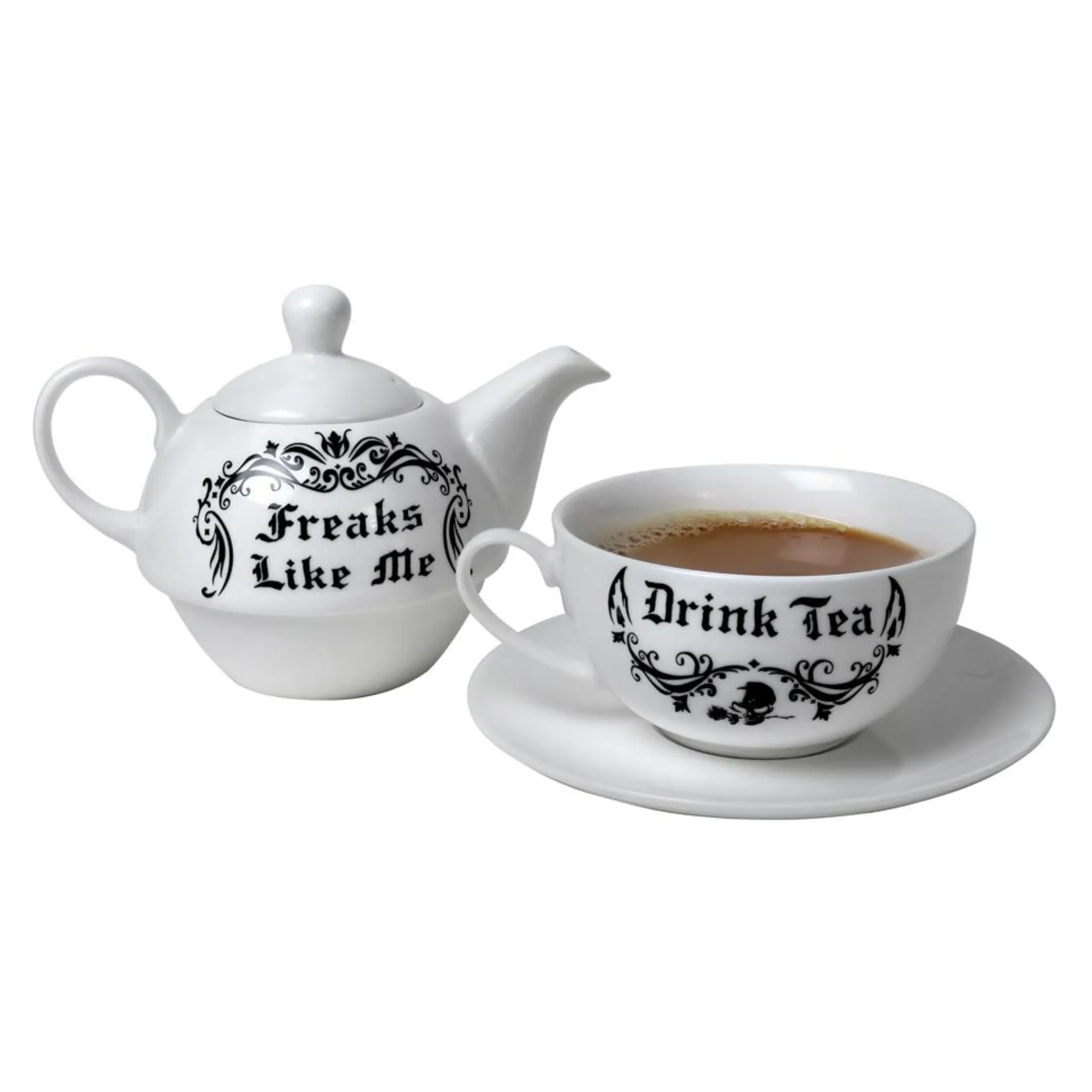 'Freaks Like Me' Tea Set