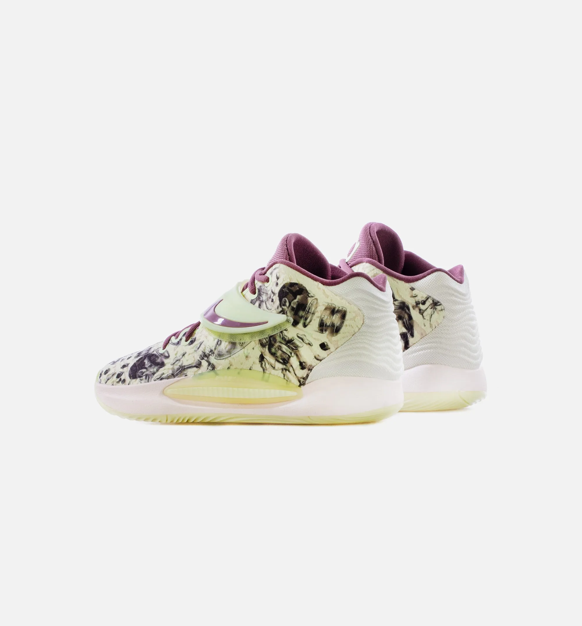 KD 14 Surreal Mens Basketball Shoe - Lime Ice/Pearl White/Light Mulberry