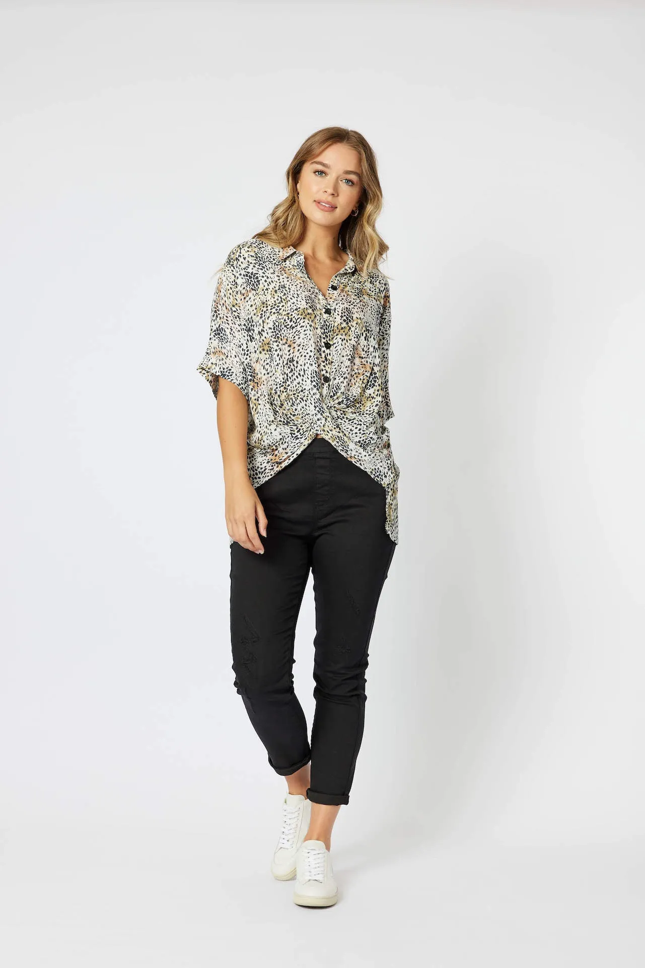 Kendall Twist Front Shirt