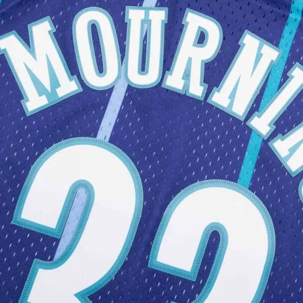 M&N NBA Swingman Jersey Charlotte Hornets Alternate 1994-95 Alonzo Mourning