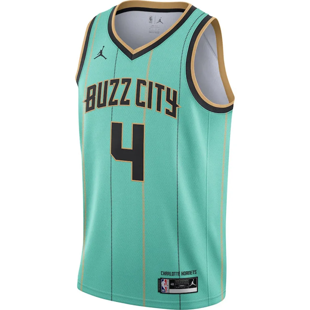 Men's Charlotte Hornets Devonte Graham City Jersey Teal