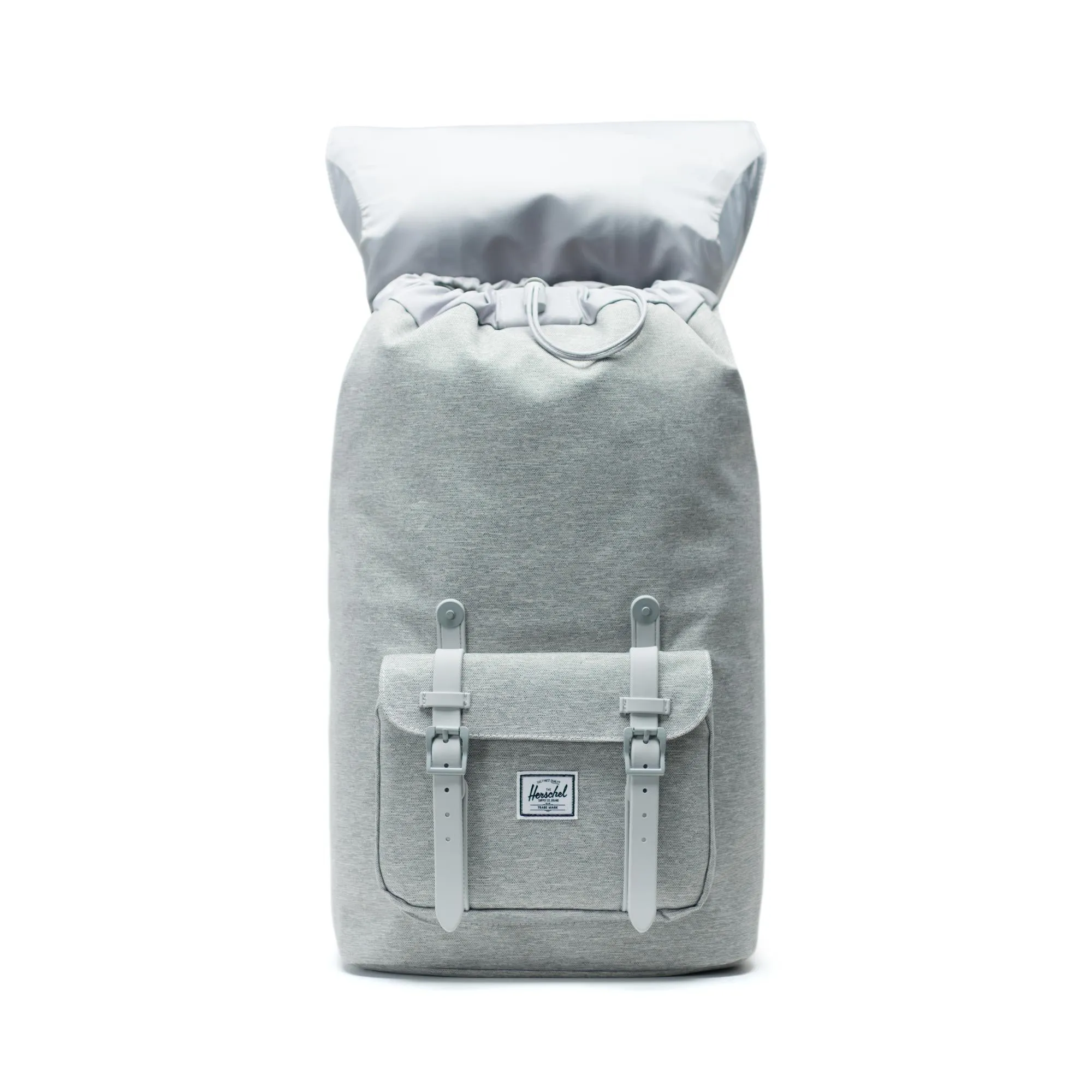 Mochila Herschel Little America Light Grey Crosshatch/Grey Rubber