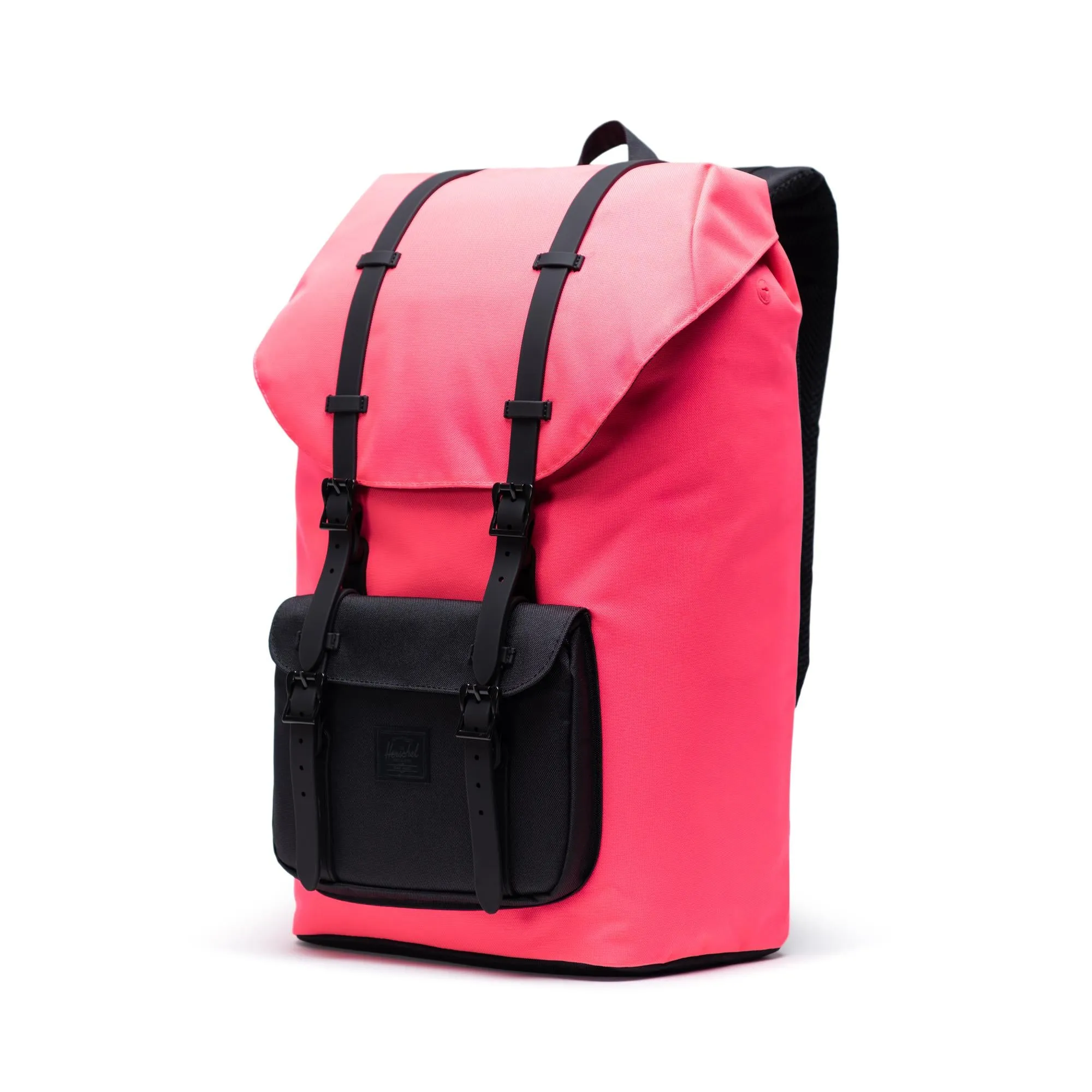 Mochila Herschel Little America Neon Pink/Black