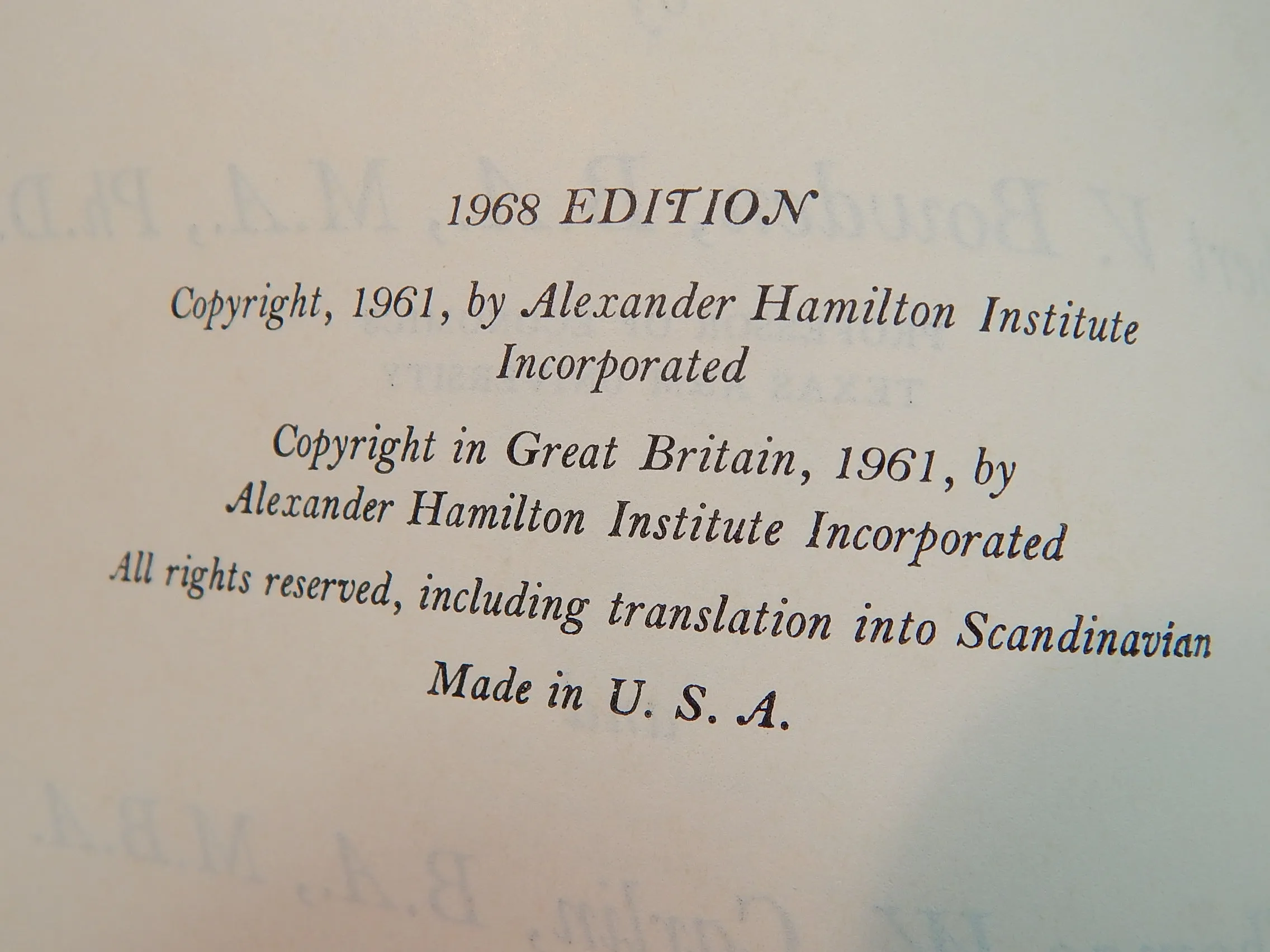 Modern Business, 1968 Edition, by the Alexander Hamilton Institute - 13 Volumes