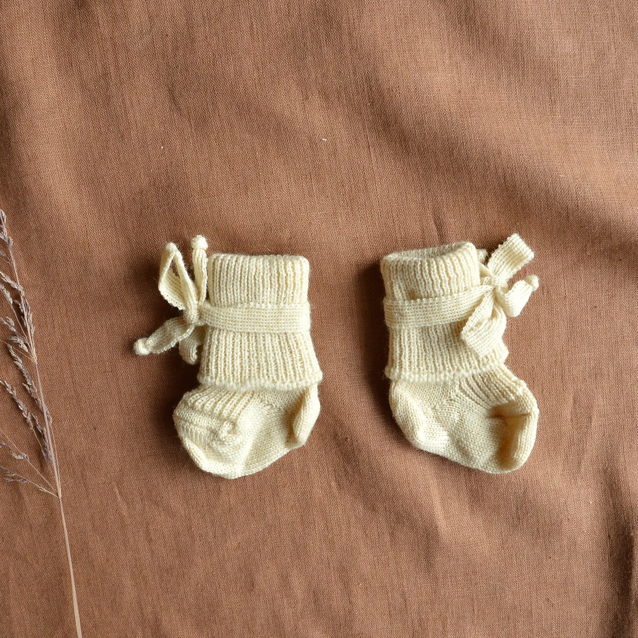 Newborn Baby Socks/Booties 100% Organic Wool