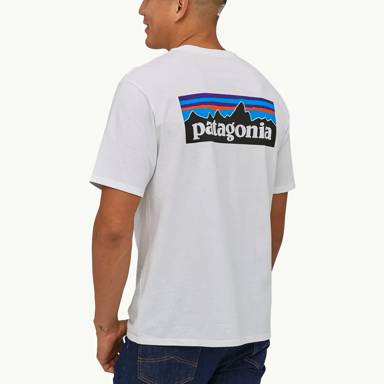 P6 Logo Responsibili-Tee - White