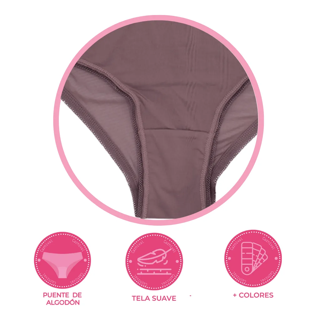 Panty coordinable cobertura completa 74603 Carnival