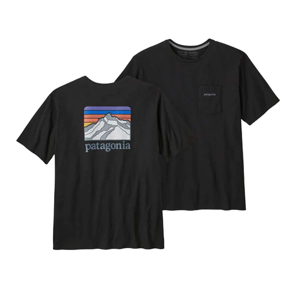 Patagonia Men's Line Logo Ridge Pocket Responsibili-Tee