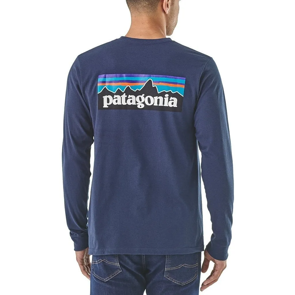 Patagonia Men's Long Sleeve P-6 Logo Responsibili-Tee - Past Season