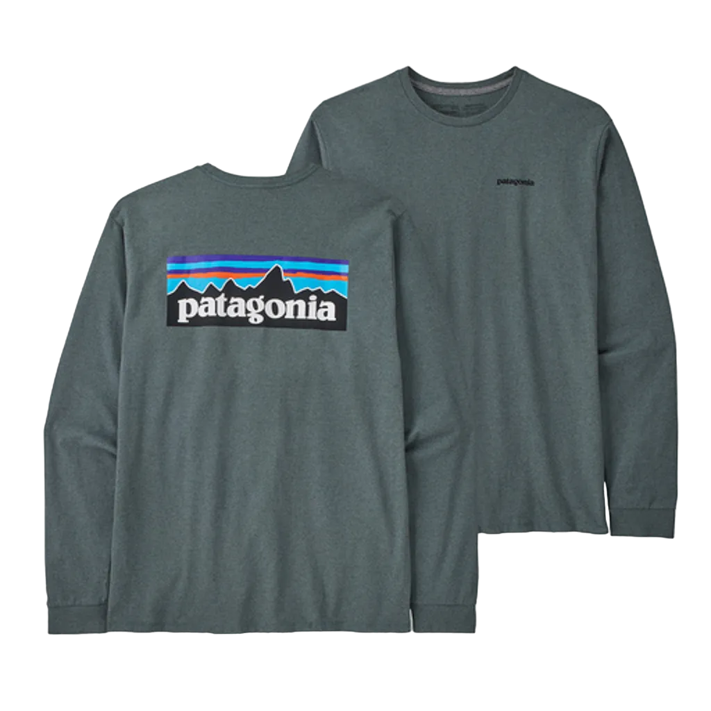 Patagonia Men's Long Sleeve P-6 Logo Responsibili-Tee - Past Season