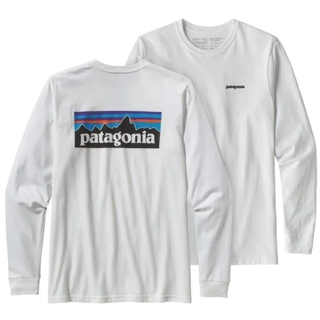 Patagonia Men's Long Sleeve P-6 Logo Responsibili-Tee - Past Season